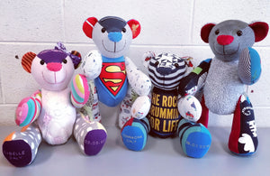 Keepsake Memory Bear - Button-Jointed