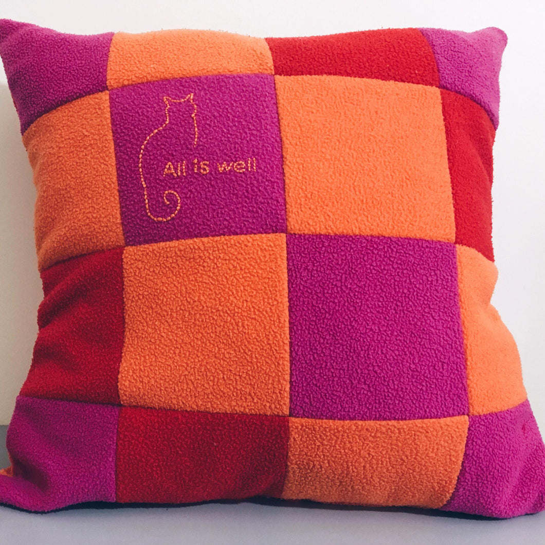 Patchwork Memorial Cushion