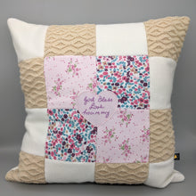 Load image into Gallery viewer, Patchwork Memorial Cushion