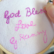 Load image into Gallery viewer, Handwriting Embroidery