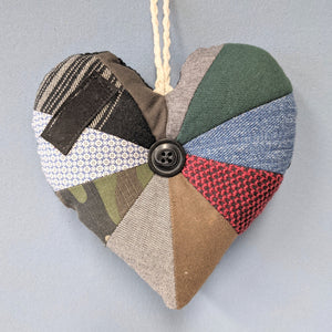 Patchwork Heart Decoration