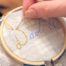 Load image into Gallery viewer, Handwriting Embroidery