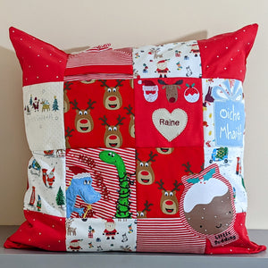 Patchwork Memory Cushion